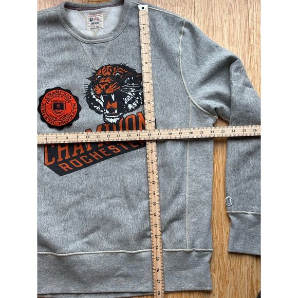Todd Snyder + Champion Sweatshirt Mens XL Tiger Rochester Embroidered Canada - Picture 7 of 8